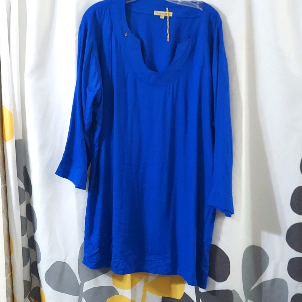 Pineapple long sleeve dress